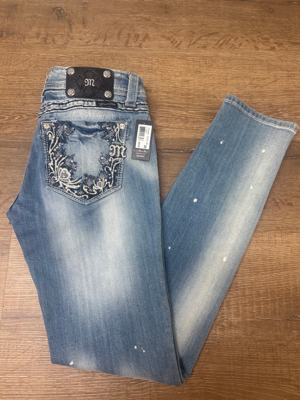 NWT Miss Me Womens Embellished Women's Skinny Jeans